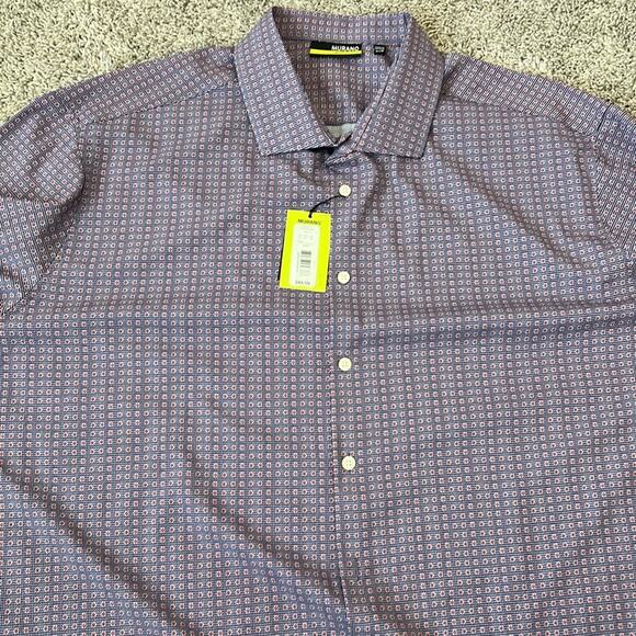 NEW $89 Murano Performance mens long sleeve shirt Stretch Quick Dry 3XB Wicking - Picture 5 of 16